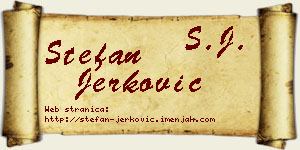 Stefan Jerković vizit kartica
